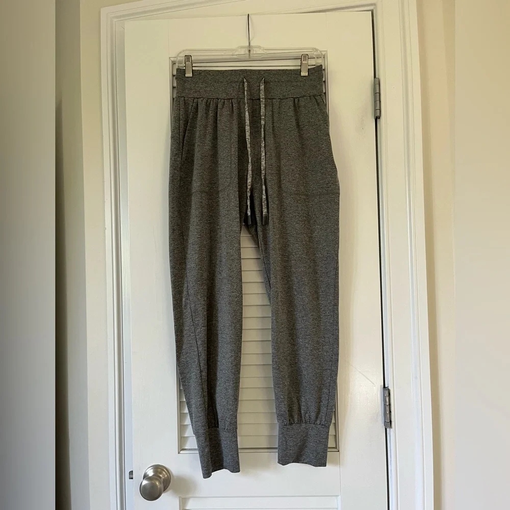 Varley Heather Gray Parkhurst Fluid Stretch Jersey Joggers